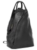 piké Rucksack echt Leder in schwarz