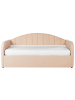 Beliani Tagesbett EYBURIE in Rosa - (W) 99 x (H) 102 x (L) 217 cm