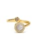 Luxenter Ring Yaran mit 18 Karat  verstellbar Gelbgold-Yaran gold