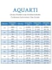 Aquarti Mädchen Badeanzug Chlorresistent Muscleback Wassersport in blau/türkis