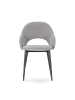 CALICOSY 2er-Set Stoelen LILA  in Hellgrau - (W) 54  x (H) 84  x (L) 57 cm