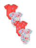 Minoti 4tlg. Set: Kurzarmbody 16mbaby 10 in rot