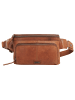 SPIKES & SPARROW Gürteltasche echt Leder in cognac
