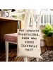 Mr. & Mrs. Panda Tragetasche Ziehvater Held mit Spruch in Creme