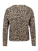 Betty Barclay Shirtjacke mit Rippenstruktur in Khaki/Schwarz