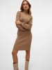 Vero Moda Strickkleid in Sepia Tint