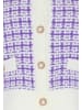 faina Women Cardigan in Wollweiss Flieder