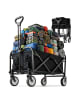 relaxdays Bollerwagen in Schwarz - (B)50 x (H)89 x (T)72 cm