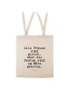 Mr. & Mrs. Panda Tasche Alle Frauen sind gleich,... mit Spruch in Creme