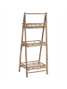 Beliani Badezimmerregal EPUYEN in Naturfarben - (W) 57 x (H) 145 x (L) 50 cm