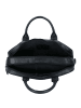 Dermata Aktentasche Leder 40 cm Laptopfach in schwarz
