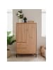 CALICOSY Highboard PLOCK in Helles - (W) 81  x (H) 139  x (L) 40  cm