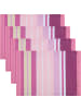 REDBEST Baumwolle, Gewebt Tischset 4er-Pack in pink