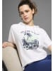 Kangaroos Kapuzenshirt in weiß-blau