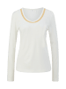 s.Oliver BLACK LABEL T-Shirt langarm in Creme