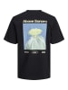 JACK & JONES Junior T-Shirt 'Casablanca' in schwarz