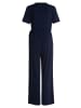 CARTOON Jumpsuit mit Bindegürtel in Dunkelblau