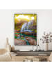 MuchoWow Leinwand bilder Sonniger Wasserfall (BxH)