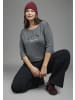 Laura Scott 3/4-Arm-Shirt in grau-melange