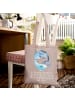 Mr. & Mrs. Panda Tasche Walfisch Thunfisch mit Spruch in Braun Pastell
