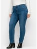 sheego 5-Pocket-Jeans in blue denim