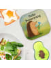 Mr. & Mrs. Panda Glas-Untersetzer Igel Blumen Design mit Spruch in Weiß