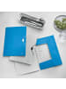 Leitz Eckspannmappe Wow A4 PP mit Klappen blau metallic