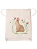 Mr. & Mrs. Panda Tasche Hase Sitzen ohne Spruch in Creme