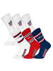 NFL Socken 6er Pack in New England Patriots 2/Weiß