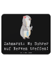 Mr. & Mrs. Panda Mouse-Pad Zahnarzt Nerven mit Spruch in Schwarz