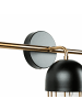 Licht-Erlebnisse Wandlampe (B)67 x (H)27 cm in Schwarz Gold