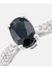 Diamant L'éternel Ring aus 375 Weißgold mit 1.24 Karat Diamant mit Saphir