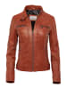 7eleven Lederjacke Catia in Cognac