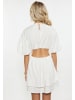 IZIA Damen Kleid in Wollweiss