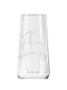 Mr. & Mrs. Panda Champagnerglas Lama Springen ohne Spruch in Transparent
