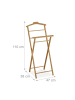 relaxdays Stummer Diener in Natur - (B)47 x (H)110 x (T)38 cm
