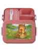 Mr. & Mrs. Panda Lunchbox Otter Blumenstrauß Design ohne Spruch in Rot Pastell