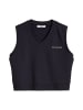 Marc O'Polo DENIM Sweat-V-Neck-Pullunder regular in Blue Depths