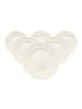 Villeroy & Boch 6er Set Frühstücksteller Manoir ø 20,7 cm weiß in weiß