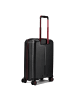 Polestream Paris 4 Rollen Kabinentrolley 55 cm mit Dehnfalte black metallic
