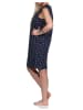 NORMANN Achselträger Nachthemd Strandkleid - 73460 in marine