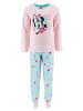 Disney Minnie Mouse 2tlg. Outfit: Schlafanzug Langarmshirt und Hose in Pink
