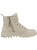 Palladium Schnürboots Pampa Hi Zip Wool in beige