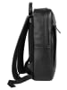 Bugatti Rucksack CLARK echt Leder in schwarz
