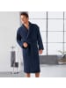 Erwin Müller Frottier Unisex-Bademantel lang Friedrichshafen in marine