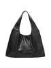Les Visionnaires Paz Essential Schultertasche Leder 46 cm in black