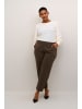 KAFFE curve Langarm-Bluse KCtina in Chalk