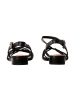 Poti Pati Supermodische Riemchensandalen Schwarz