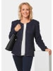 GOLDNER Kurzgröße:  Trageangenehme Jerseyjacke in dunkelblau