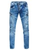 Rusty Neal Jeans Hose "MORI" Slim Fit (THE FINAL BOSS) in Blue Used